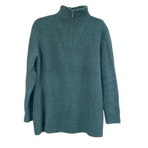 L.L. bean knit boucle wool-blend sweater